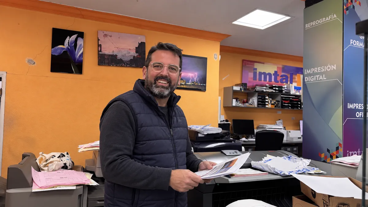 Montaje conceptual de Antonio en el interior de IMTAL