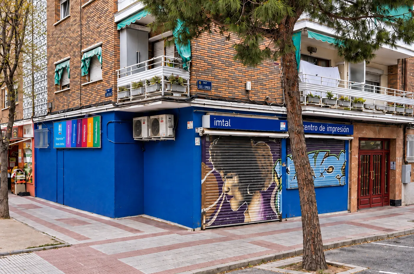 Fachada de IMTAL Reprografía en Alcorcón
